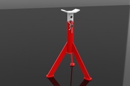 Tripod, Adjustable, Cotter pin, Conveyor support