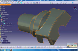 Plastic part surface design