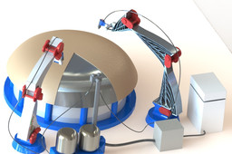 Flexoflow 3D Printer: Flexible arm structure