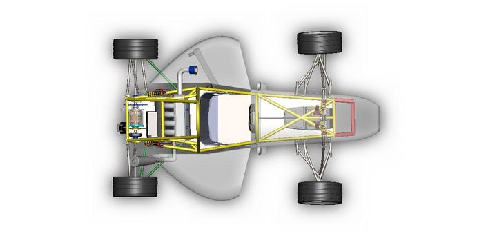 Formula Student Race Car full assembly