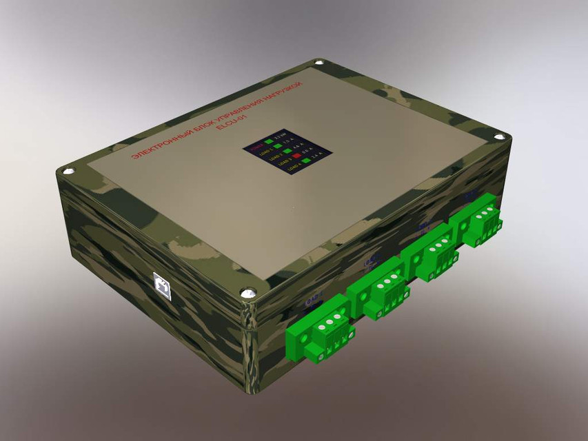 Electronic Load Control Unit (ELCU) 3D CAD Model Library GrabCAD