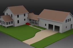 House and Garage