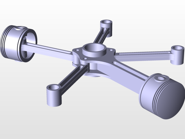 radial engine assembly