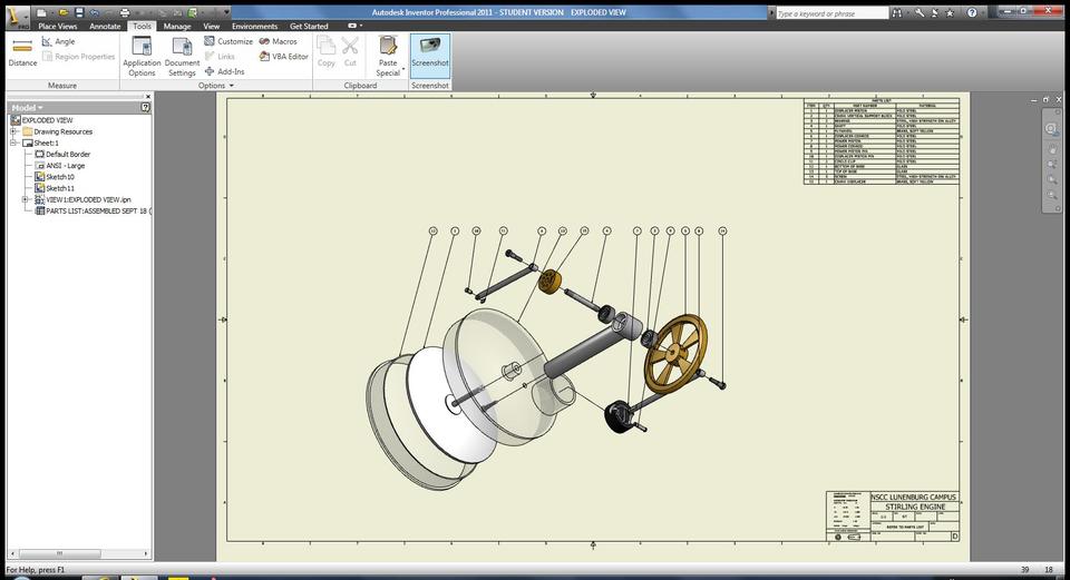 autodesk inventor exploded view