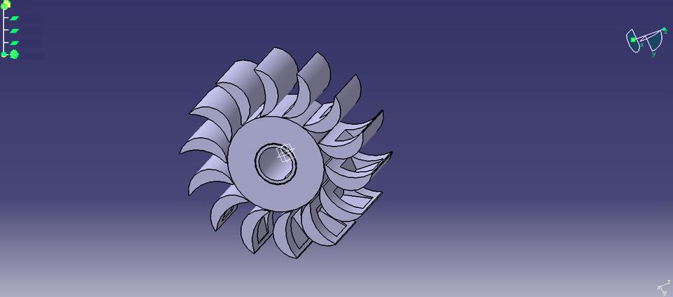 Pelton turbine blade