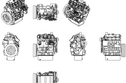 AutoCAD Engine Footprints