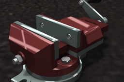 Swivel machine vice