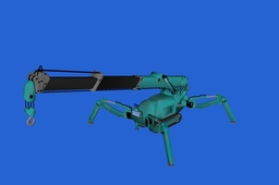  Maeba MC 285 Mini Crawler Crane in working mode