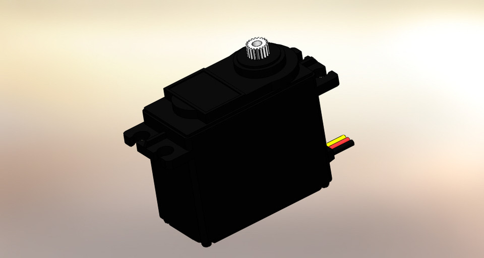 HiTec HS-422 Standard Servo Motor 3D CAD Model Library, 60% OFF