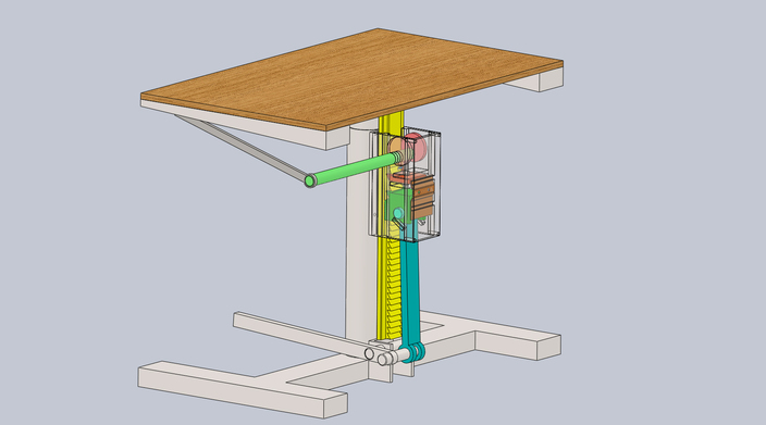 table with rack podenoy