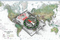 orienteering map compass