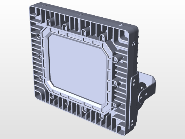 C1D1 Explosion Proof 100 Watt Low Bay LED Light Fixture - 140° Spread - Paint Spray Booth Approved