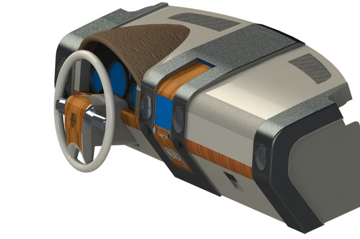 automotive dashboard - - 3D CAD model - GrabCAD