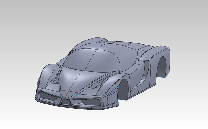 body ferrari FXX