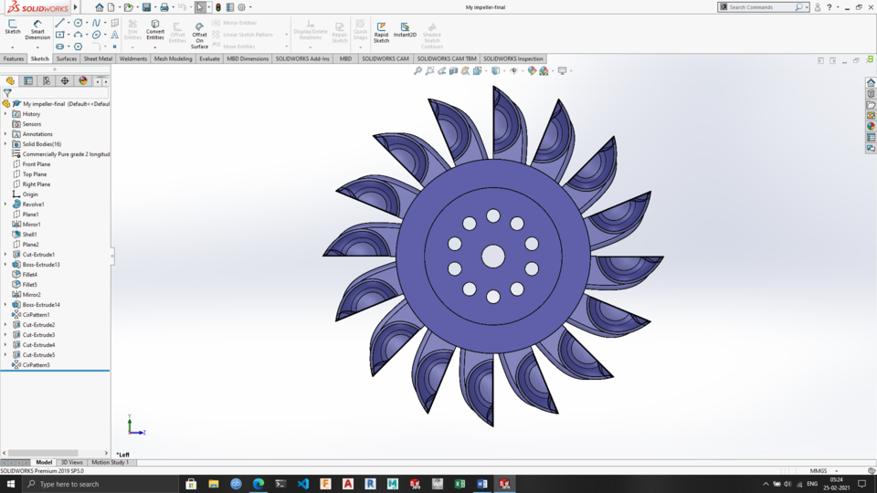 Pelton Wheel Turbine 3D CAD Model Library GrabCAD