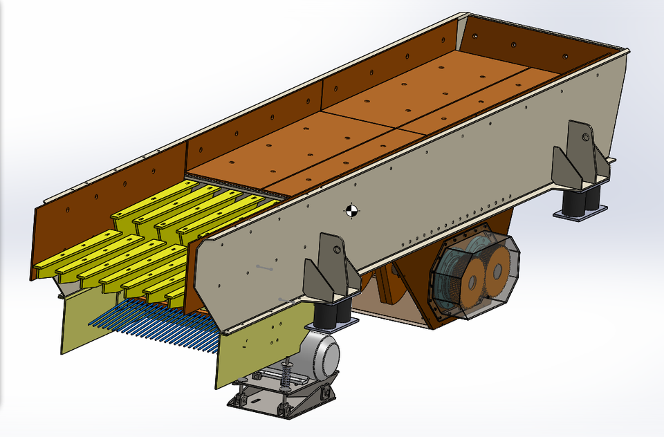 Vibrating Feeder 3d Cad Model Library Grabcad
