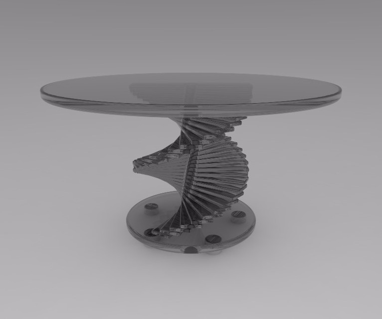 Glass Spril Table