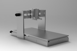 CNC engraver made from aluminum wtih only using bolts and glue for holding