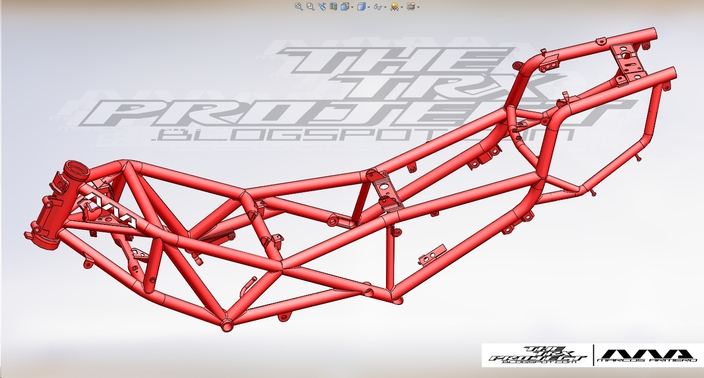 Yamaha TRX 850 Trellis frame