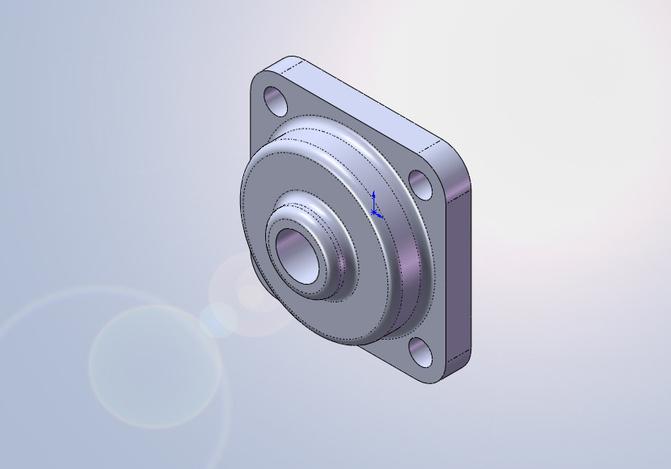 3/4" BORE 4-BOLT FLANGE BEARING