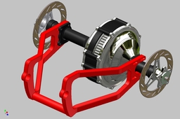 Motorcycle trike swing