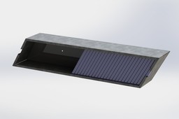 DVD Display Case, On a Slant, Sheetmetal Furniture
