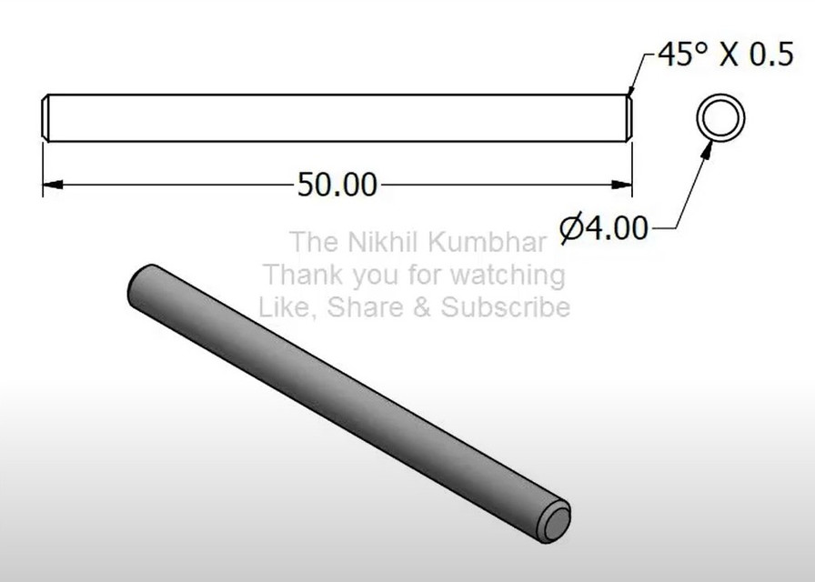 3D CAD Basic exercise/ V Block Clamp/ Abrazadera de Bloque V/ Autodesk