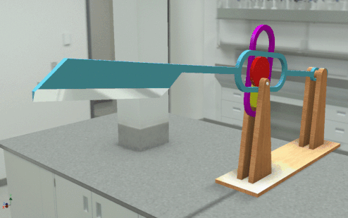 Slicing mechanism (twin eccentrics)