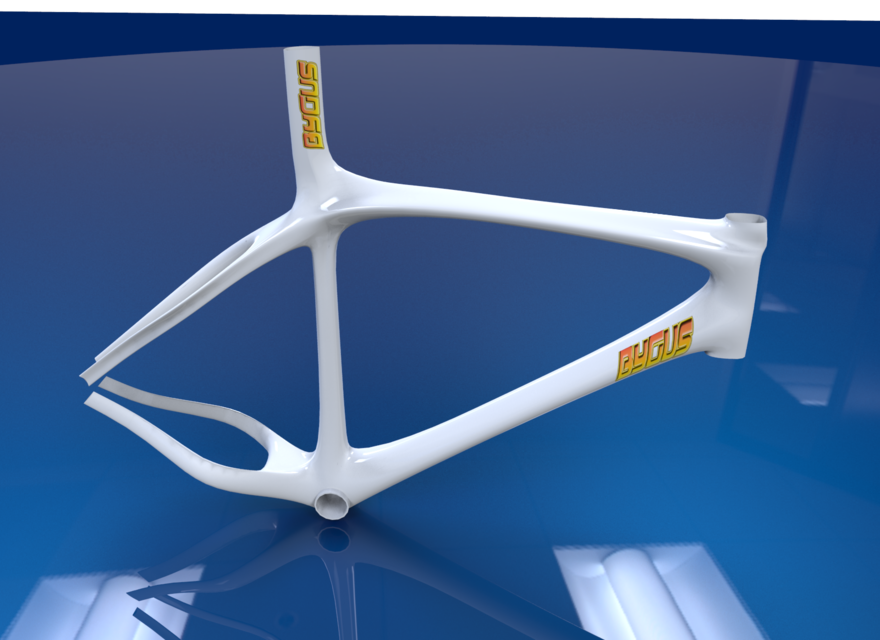 Bike Frame 3D CAD Model Library GrabCAD