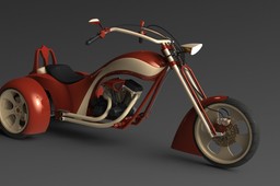 üç teker render only