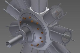 Bently 9 Cyliner Radial Engine 1/4 Scale