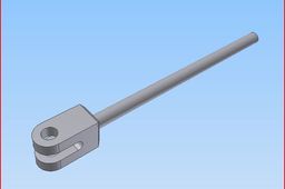 Steam engine component. Push rod
