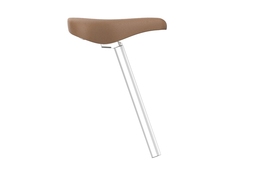 Bike seat saddle with seatpost