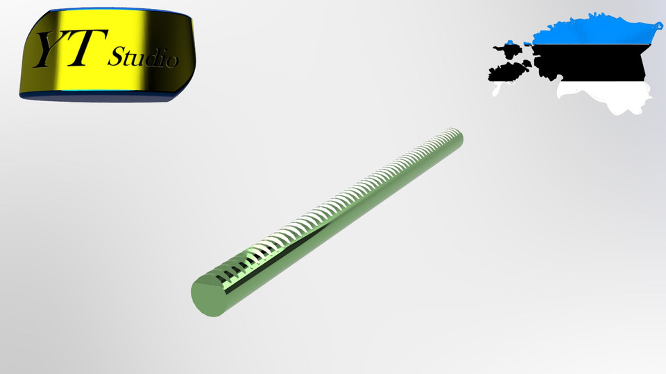 Round Spur Rack Free CAD Designs, Files & 3D Models | The GrabCAD Community Library