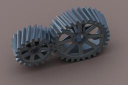 Helical Pinion and Gear 