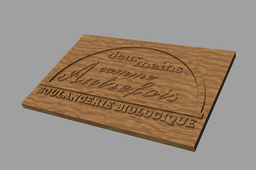Wood logo for Franch compagny (oak)