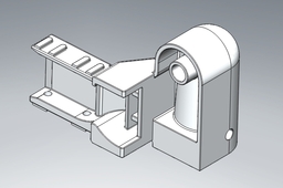 Hospital bed wheel knuckle