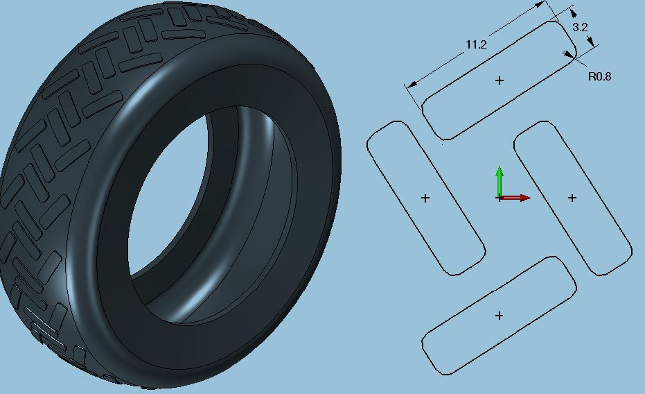 Tyre 3D CAD Model Library GrabCAD