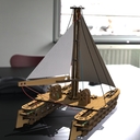 Catamaran sailboat