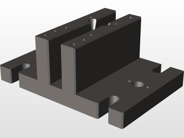 common parting tool for plate header