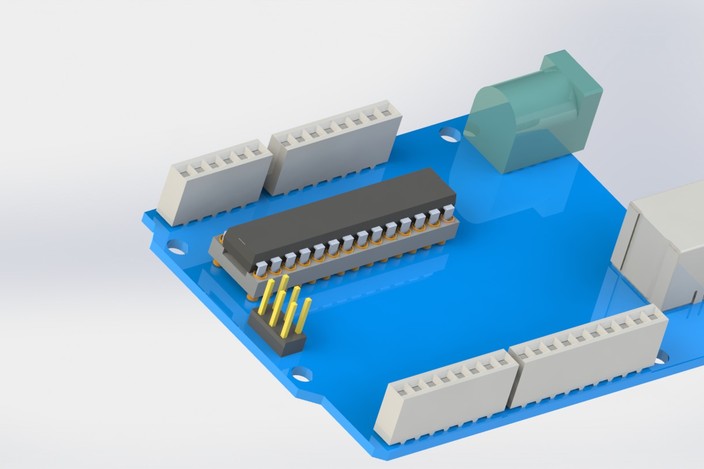 Arduino Uno - SOLIDWORKS - 3D CAD model - GrabCAD