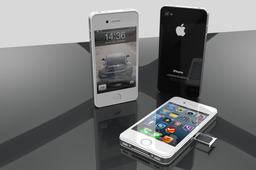 iPhone 4 high quality + sim tray