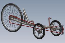Recumbent tadpol trike