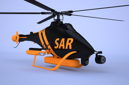 sar uav bearingless rotor