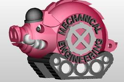 University of Arkansas, Mechanical Engineering Mascot: Mechanical Hog