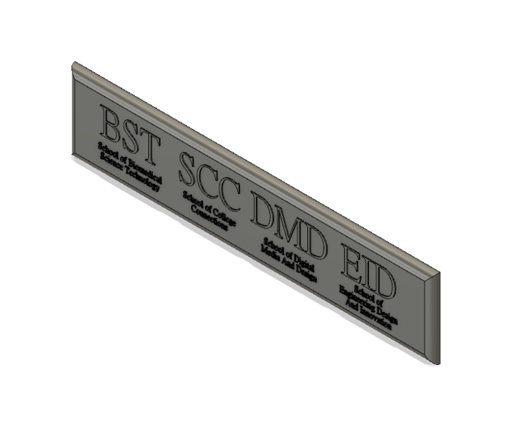 Sign Plaque 3D CAD Model Library GrabCAD