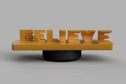 Anamorphic Text Art