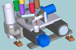 Mixer for Color granulate materials 