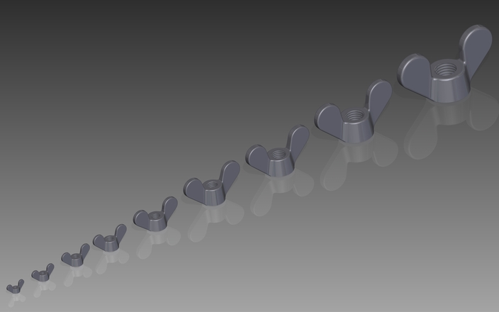 DIN 315 wing nuts