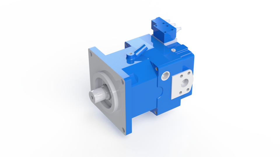 Variable Axial Piston Pump A11VO0190 3D CAD Model Library GrabCAD